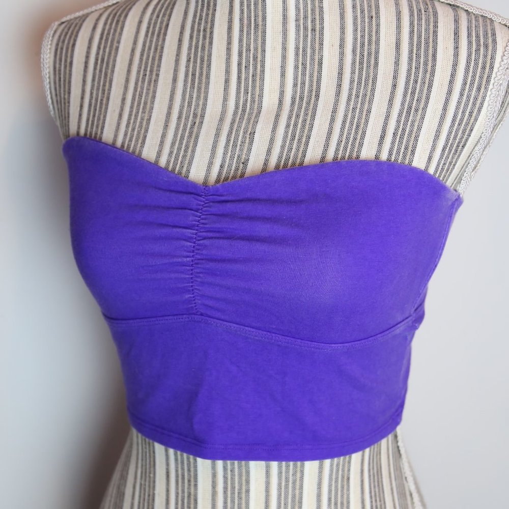 VS PINK Strapless Crop Top/ Bandeau - Size MEDIUM